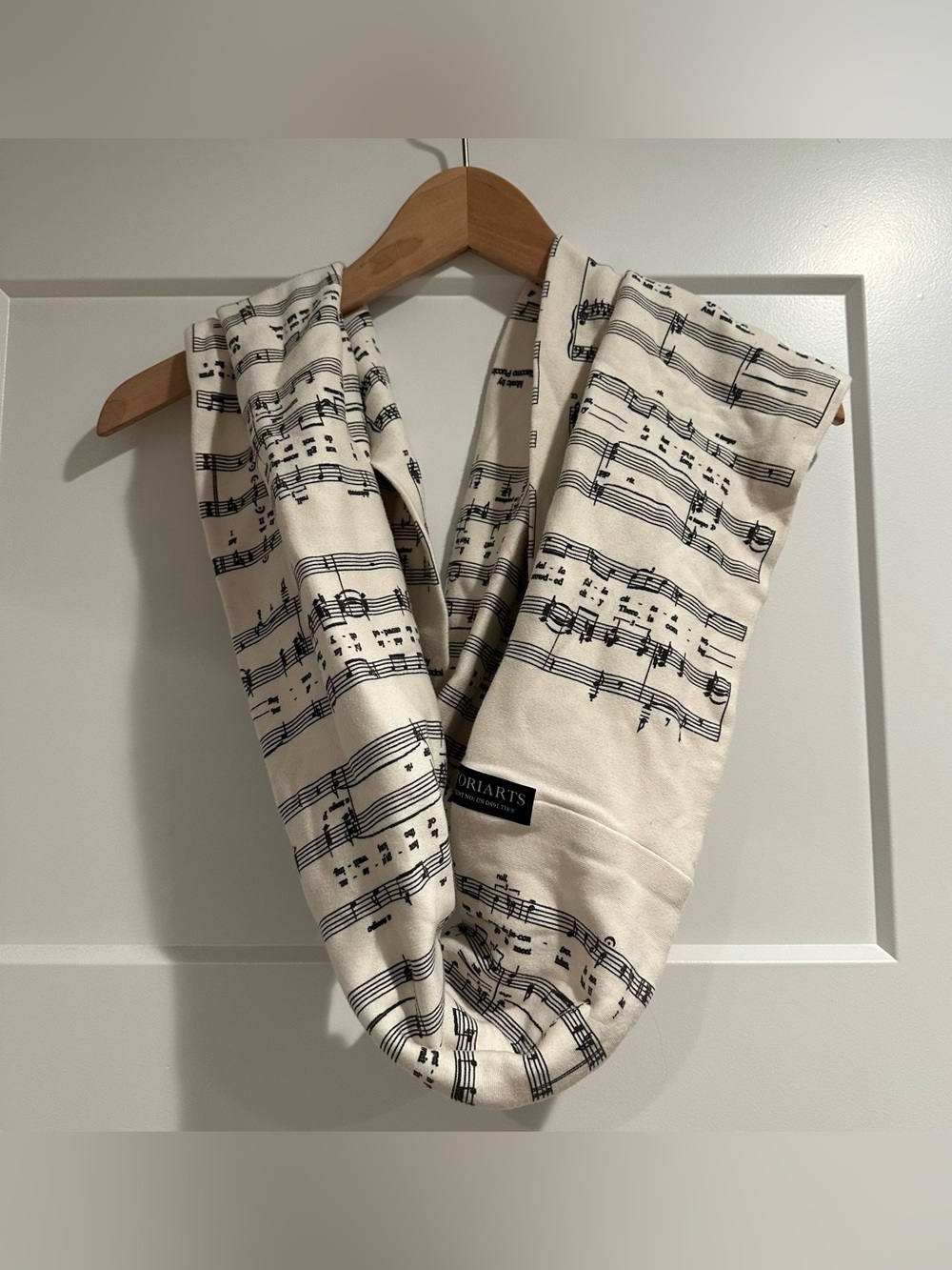 RARE Storiarts Sheet Music Notes Opera Infinity Scarf Madame Butterfly Puccini